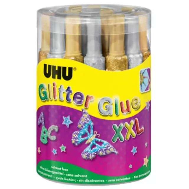 Glitterglue 20ml gold+silber UHU 39021 (0000040267760)