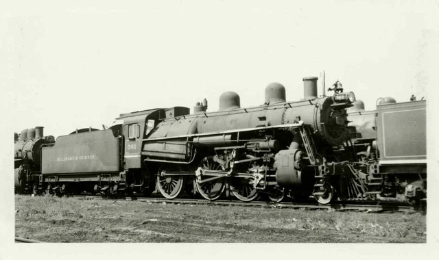 Oe800I Rp 1950 D&H Delaware & Hudson Railroad 460 Loco #561 Oneonta Ny