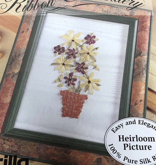 Nuevo Kit de Bordado de Cinta Bucilla de Colección 6,5 x 4,5"" ""Potted Pretty"" #41170