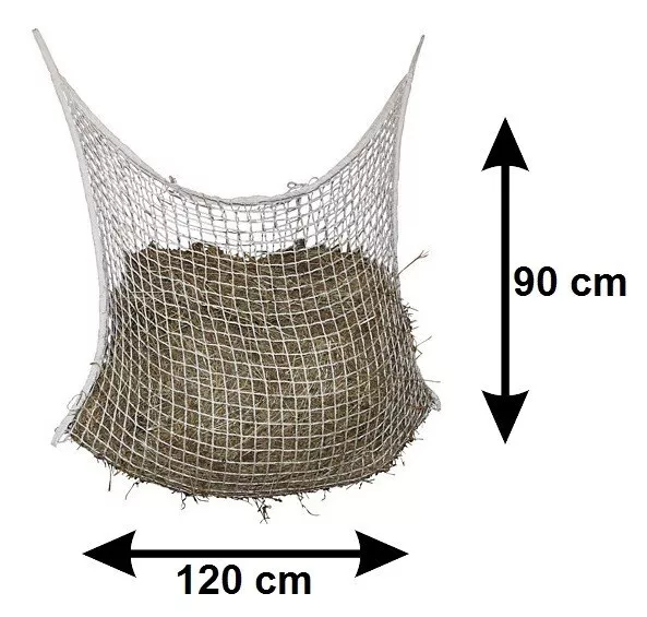 Heunetz engmaschig 3 x 3 cm - Größe: 120 x 90 cm