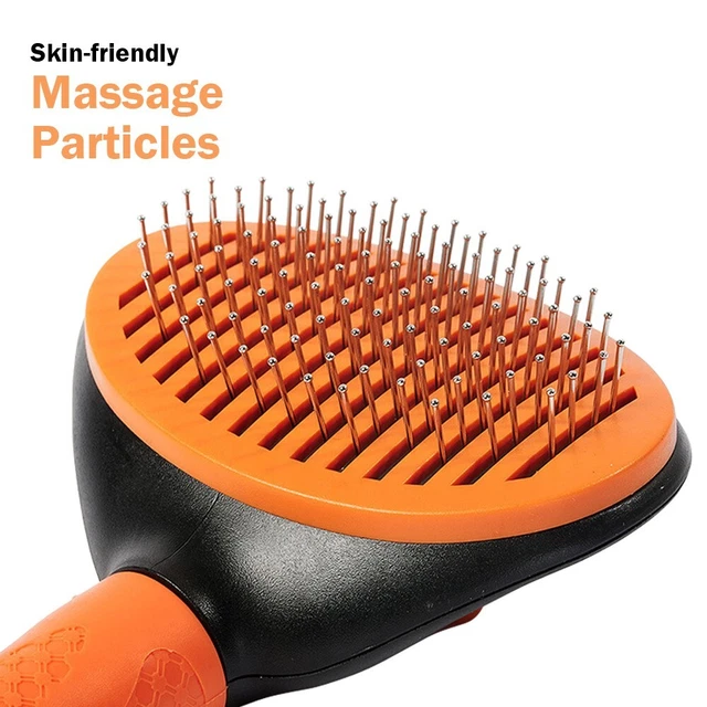 Pet Hair Remover Dog Cat Comb Grooming Massage Deshedding Self Cleaning Brush US 3