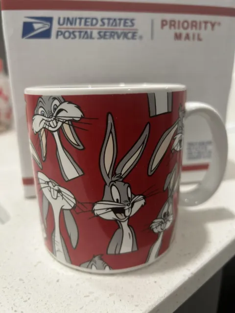 Bugs Bunny Mug WARNER BROS Applause Ceramic Cup Looney Tunes 1994 Vintage RARE