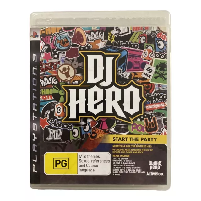 DJ Hero (Game Only) | Sony PlayStation 3/PS3 | + Manual | 2009 | Music Game