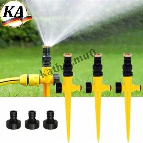 3* SPRÜHREGNER SPRENGER Rasen Sprinkler Rasensprenger Dachkühlsprinkler