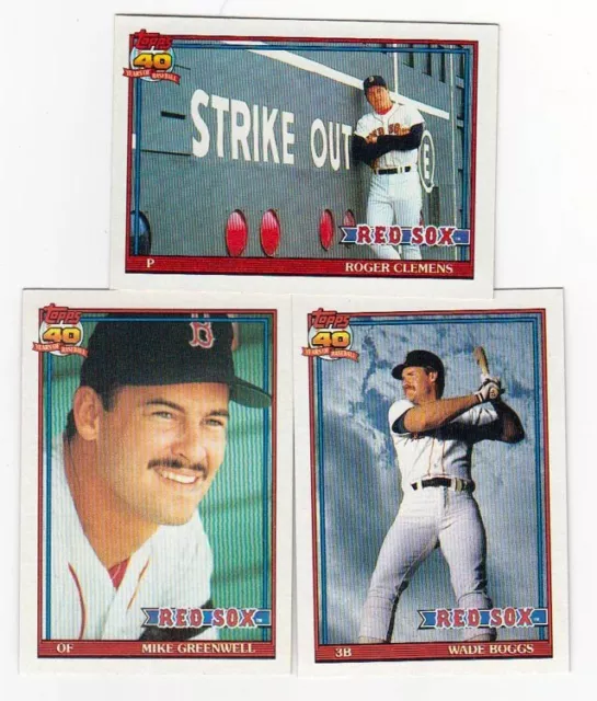 1991 Topps Baseball MLB cards - Pick your Team Set with Traded
