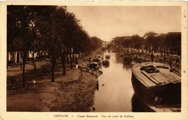 CPA AK VIETNAM CHOLON - Canal Bonnard. Palikao Bridge View (301263)