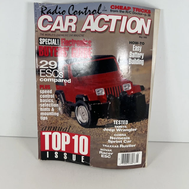 VINTAGE RADIO CONTROL Car Action magazine RCCA May 1995 RC £15.85