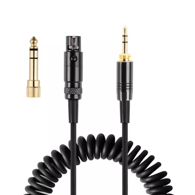 3.5mm Male to Mini Spring Headset Cable for AKG K240 K271 K141 K702 K712