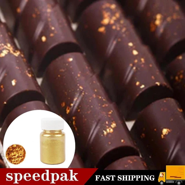 Lucentezza Decorazione Polveriera Decorazione Polveriera Oro Polvere Torta Cioccolato Fondente V6O0