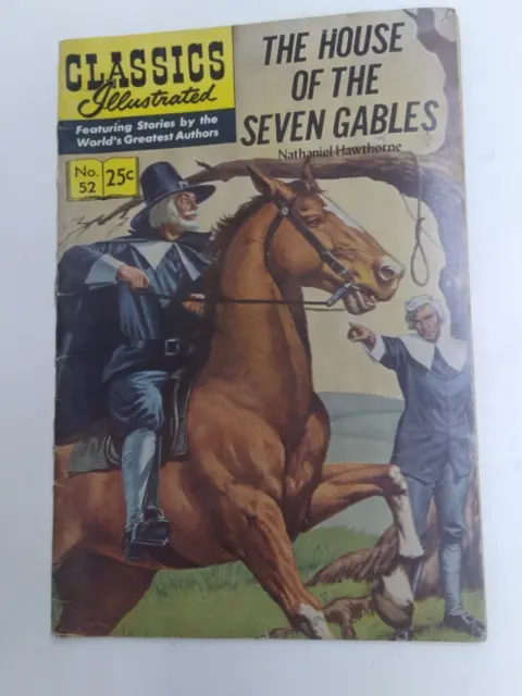 Classics Illustrated Comics #52 The House Of The Seven Gables