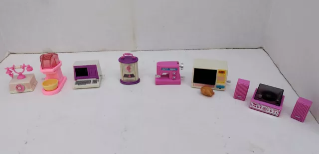 Barbie Wind-Up Toy Lot of 7 Small Vtg 80 s