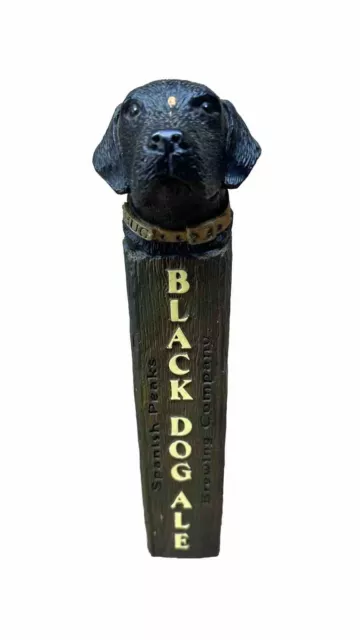 Chug Black Dog Ale Spanish Peaks Brewing Co Draft Beer Tap Keg Handle 11" Tall