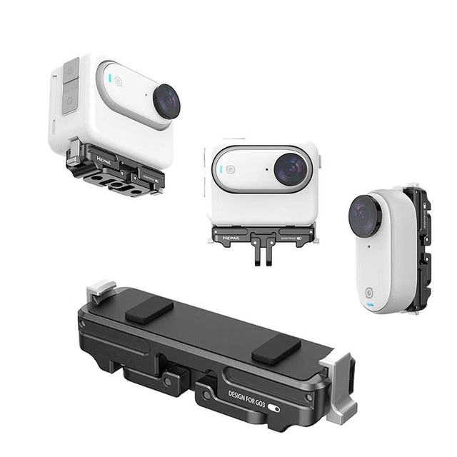 1 x per action camera 3 staffa adattatore magnetico base sgancio rapido