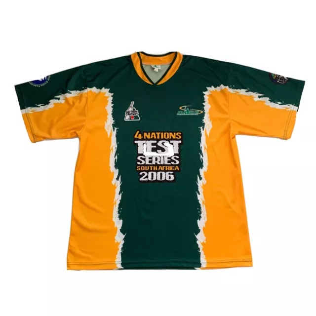 Action Sports Cricket T- Shirt Size XL South Africa 2006 Cricket Shirt Jersey