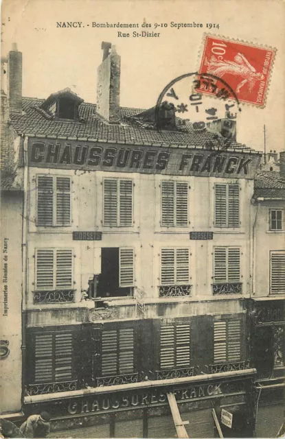 54  Nancy  Rue Saint Dizier  Bombardement