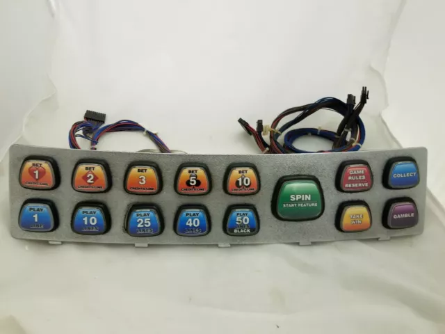 Ainsworth A560 Regular Button Panel With Harness To Backplane (For Upright Model