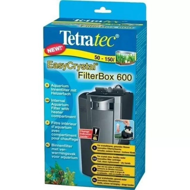 TETRA EasyCrystal filterbox 600 filtre intérieur - 600 l/h - pour aquariums d...