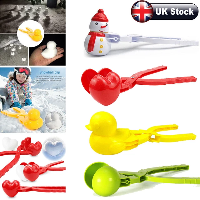 Snowball Maker Clip Heart Snow Sand Mold Tool Winter Children Toys Mold Gift