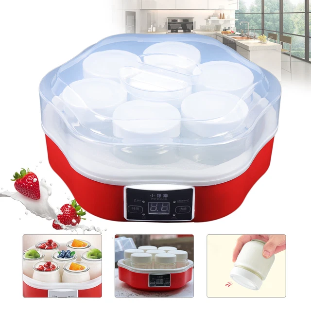 Yogurtiera Commerciale 8L/12L Con Controllo Temperatura 32°C-93°C Per Yogurt E Natto Fatti In Casa