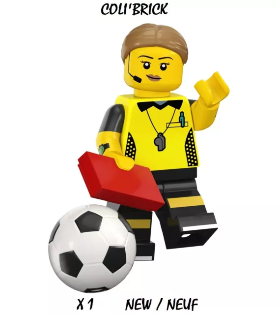 Lego 71037 Minifig Série 24 - Football Referee - n°1 - New Neuf