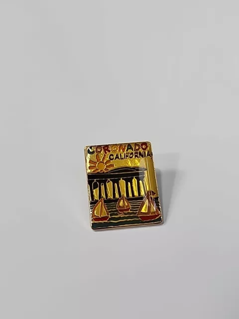 Coronado California Travel Souvenir Lapel Pin Beach Resort City