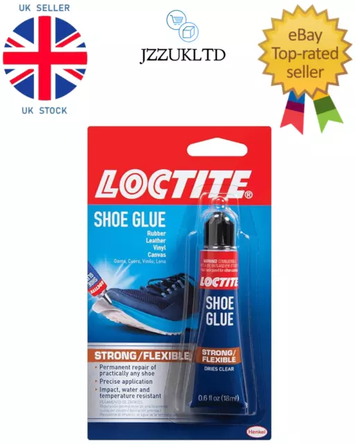 Pegamento para zapatos Loctite, pegamento de tela fuerte y flexible 0,6 fl oz - importación de EE. UU.