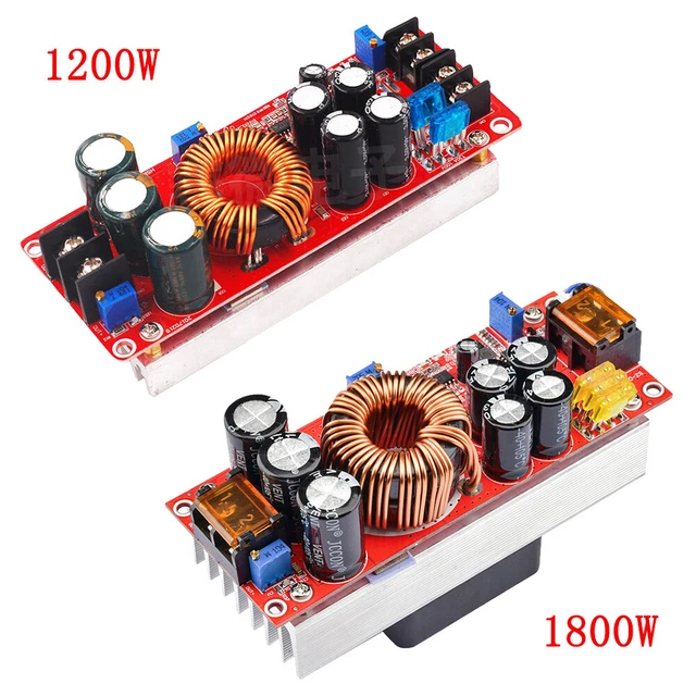 1800W 40A 8-60V to 12-80V DC-DC Boost Converter Step Up Power Supply Module