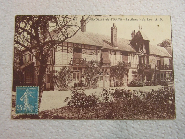 CPA - BAGNOLES DE L'ORNE - Le manoir du Lys