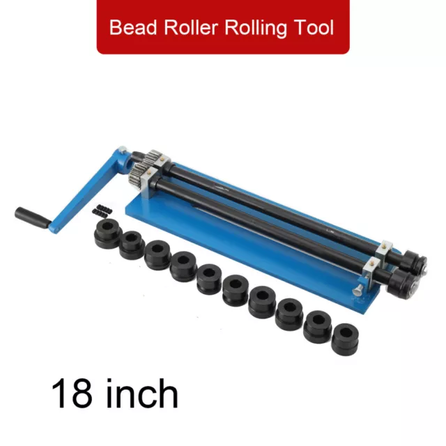 18" Sheet Metal Bead Roller Bending Machine Sheet Metal Bead Roller with 6 Dies