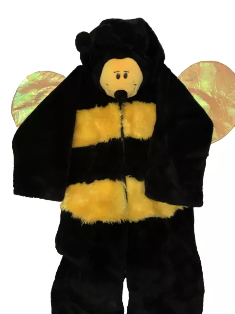 Chrisha Playful Plush Bumble Bee Costume Size Ages 4-6 years Hooded Halloween