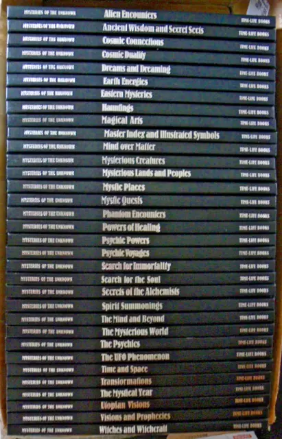 Mysteries Of The Unknown - Time Life Books COMPLETE 33 Vol. Set 1987 - 1991 NICE