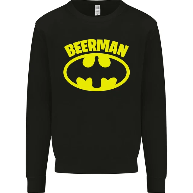 Fathers Day Beer Man Funny Alcohol Mens Sweatshirt Jumper