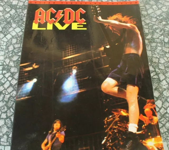 Partition AC/DC live ,guitar  tablature edition  ,AMOSCO publications