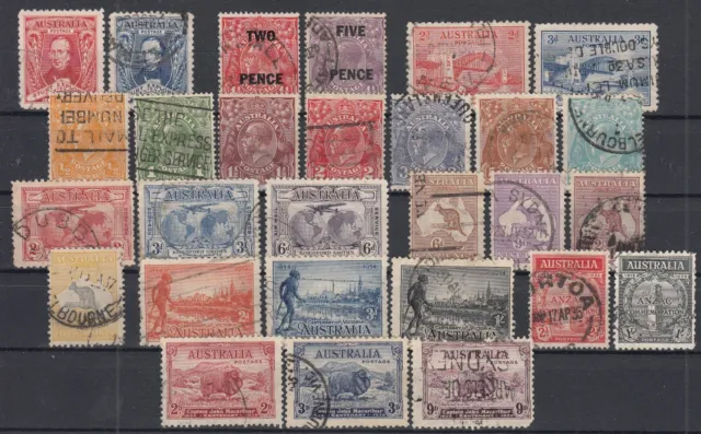 Mb19807/ Australia – 1930 / 1934 Used Semi Modern Selection