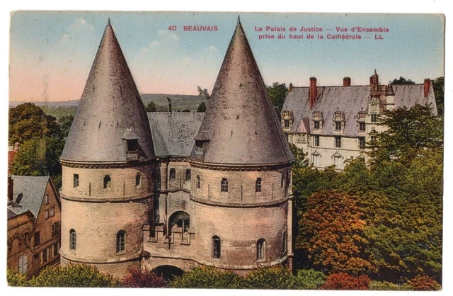 CPA 60 - BEAUVAIS (Oise) - 40. The Palace of Justice. Overview