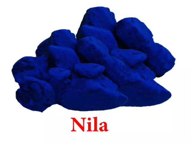 Pierre de NILA bleu premium, Nila bleu indigo marocain 100% pure & naturelle