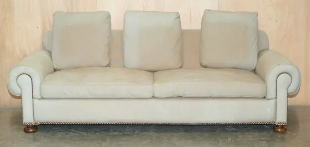 Rrp £13,595 Ralph Lauren Jamaica 3-4 Seat Sofa For Reupholstery Restoration 3