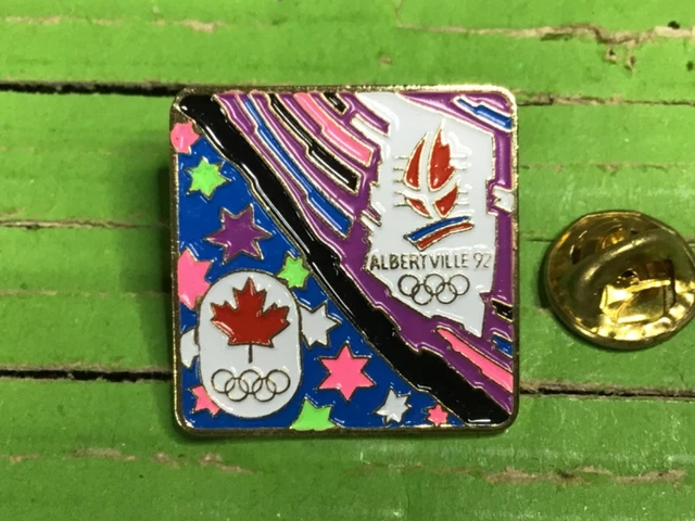 Pin’s Jeux Olympiques Albertville 92 – Patinage Artistique – Signé COJO