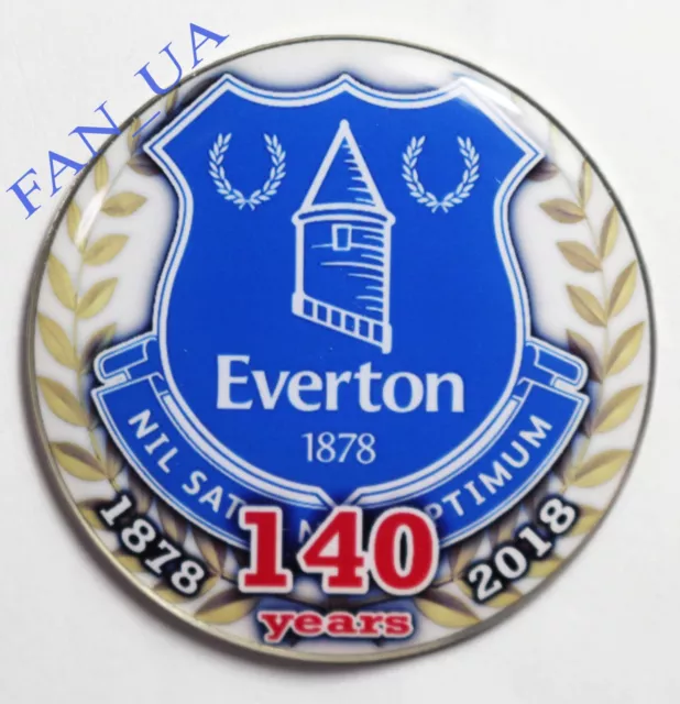 Badge Pin FC Everton England 140 years  UEFA 1878 - 2018 Premier League