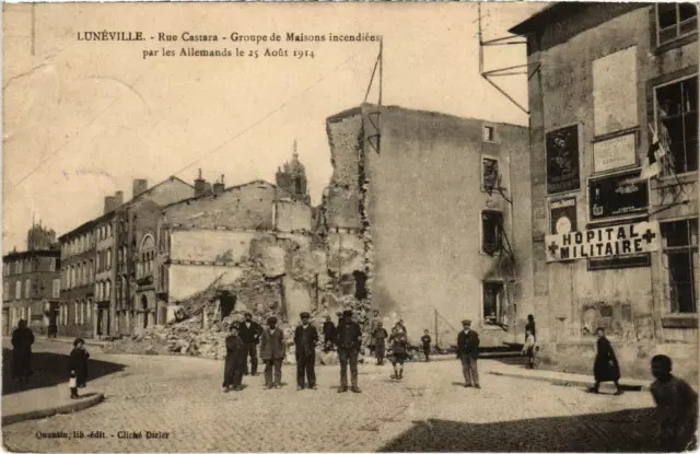 CPA LUNEVILLE Rue Castara MEURTHE and MOSELLE (101981)