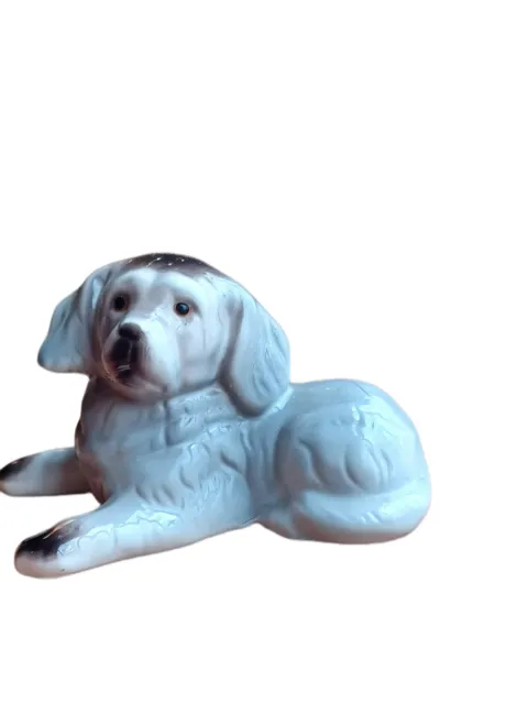 Dog Figurine Ceramic Dog Puppy Vintage Japan