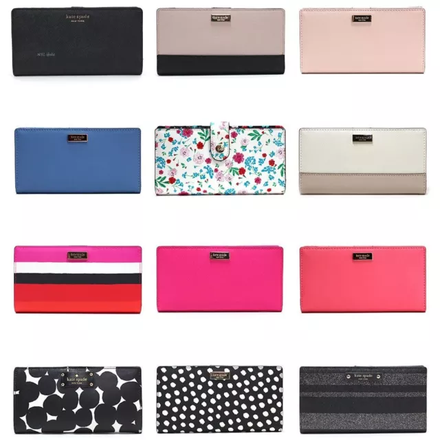 New Kate Spade Large Cameron Bifold Stacy Wallet