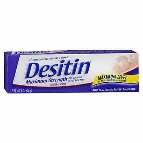 Desitin Maximum Strength Zinc Oxide Diaper Rash Paste 1 Oz By Desitin