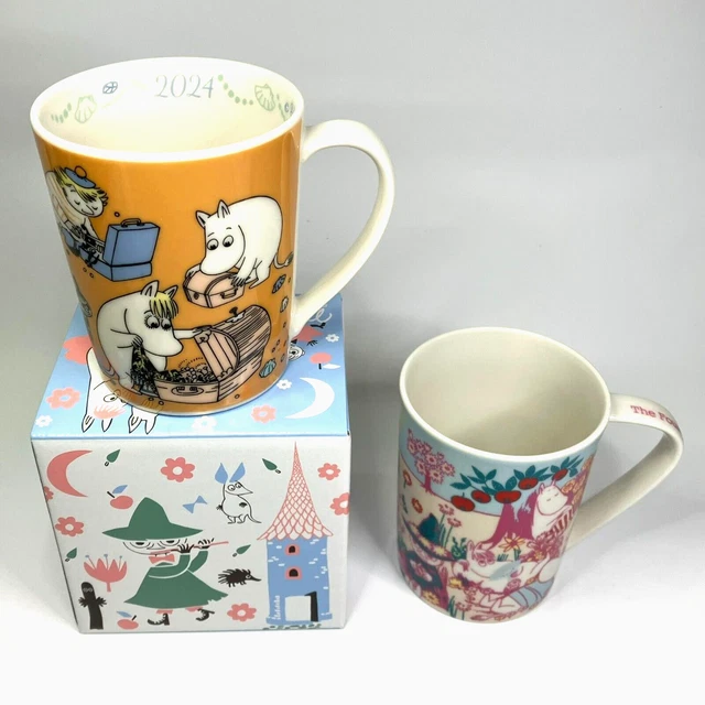 MOOMINS NEW YEAR 2024 Mug & 4Seasons of Moominvalley SPRING Mug by
