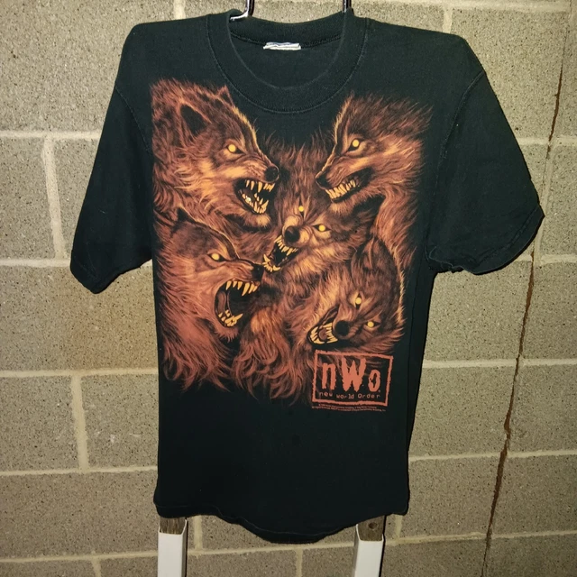 Nwo Wcw Liquid Blue Vintage Wolfpack  Tshirt Size Medium