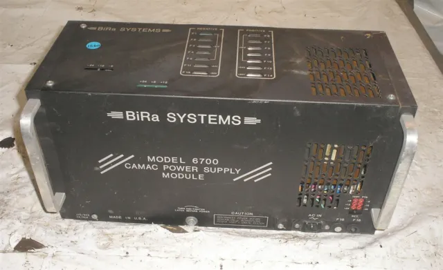 BiRa Systems Model 6700 CAMAC Power Supply Module