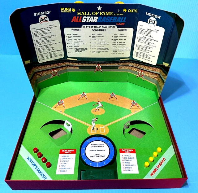 GAME SET 1979 Cadaco All-Star Baseball Hall of Fame 226 Discs Elect ...