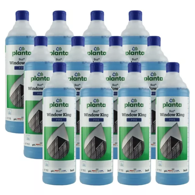 Buzil Planta Buz Window King 12 x 1 Liter P 913 ökologischer Fenster- und Glasre