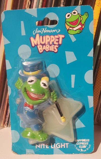 NEW Rare Muppet Babies Night Light Kermit The Frog Happiness Express Jim Hensons