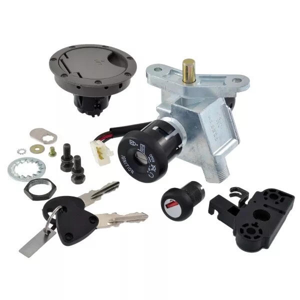 Interruttore Di Accensione Tappo Serbatoio Carburante Chiave Serratura Sedile Per Honda Hornet 250 Cb Fmx650 05 06